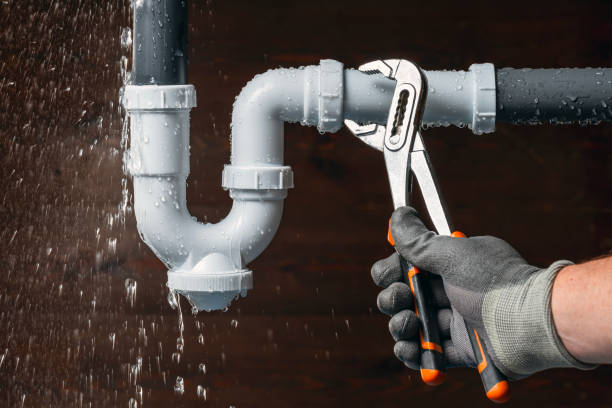 Professional Gas Line Repair technician working in Plainville, CT